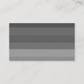 Trendy Stylish Gray Red Monogram Professional Visitekaartje (Achterkant)