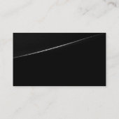 Trendy Stylish Grey Black Wave Visitekaartje (Achterkant)