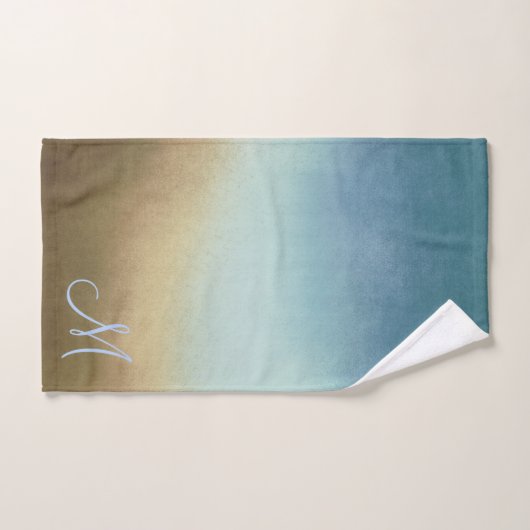 Trendy Stylish Monogram Towel Set Bad Handdoek (Handdoek)