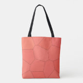 Trendy Stylish Salmon Tote Bag (Achterkant)
