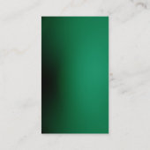 Trendy Stylish White Green Consultant Creative Visitekaartje (Achterkant)