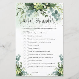 Trendy succulent greenery boho over of onder spel