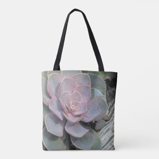 Trendy Succulent Tote Bag (Achterkant)