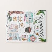 Trendy Summer Favorieten | Illustratie Waterverf Legpuzzel (Horizontaal)