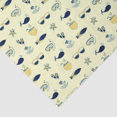 Trendy Summer Symbols Pattern Tissuepapier (Detail)