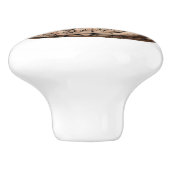 Trendy Sun en Moon Terracotta Faces | Keramische Knop (Zijkant)