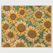 Trendy Sunflower Beauful Collectie Cadeaupapier (Vlak)