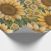 Trendy Sunflower Beauful Collectie Cadeaupapier (Hoek)