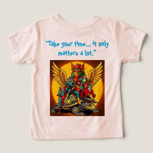 Trendy Superheros (Design achterkant)