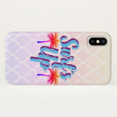 Trendy Surf Up Sunset Palm Trees Case-Mate iPhone Case (Achterkant (horizontaal))