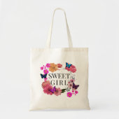 Trendy Sweet Girl Canvas tas (Voorkant)