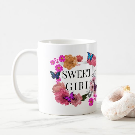 Trendy Sweet Girl Koffiemok (Met donut)