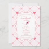 Trendy Sweetheart Valentijnsdag Baby shower Kaart (Voorkant)