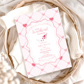 Trendy Sweetheart Valentijnsdag Baby shower Kaart