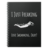 Trendy Swim Team Gifts Swimmer Swimming Sports Notitieboek (Voorkant)