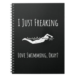 Trendy Swim Team Gifts Swimmer Swimming Sports Notitieboek