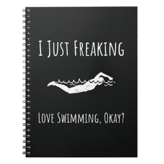 Trendy Swim Team Gifts Swimmer Swimming Sports Notitieboek (Voorkant)