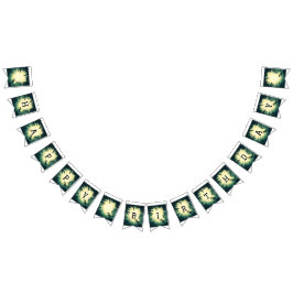 Trendy T-Rex Dinosaur Silhouette Bunting Banner