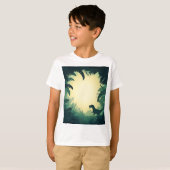 Trendy T-Rex dinosaurus T-shirt (Voorkant volledig)