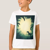 Trendy T-Rex dinosaurus T-shirt (Voorkant)