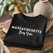 Trendy T-shirt van Massachusetts Bay State