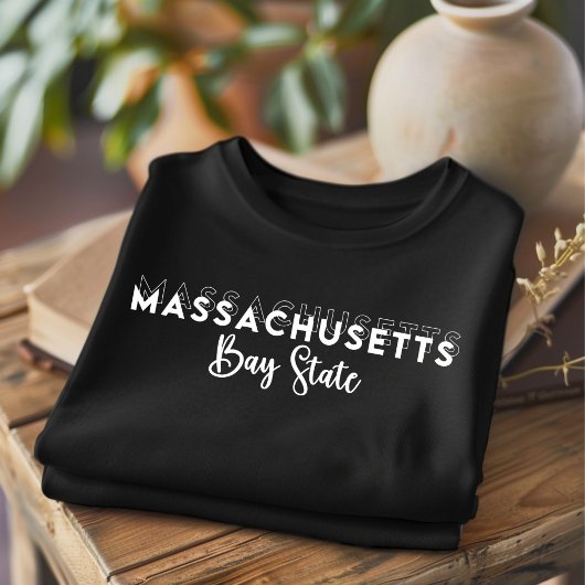 Trendy T-shirt van Massachusetts Bay State