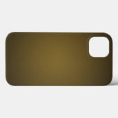Trendy Tan en Black Grainy Vignette Case-Mate iPhone Case (Achterkant (horizontaal))