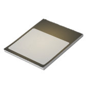 Trendy Tan en Black Grainy Vignette Notitieblok (Linkerzijde)