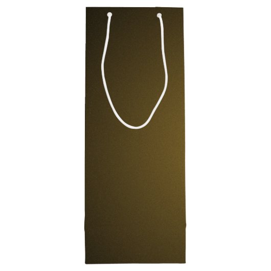 Trendy Tan en Black Grainy Vignette Wijn Cadeautas (Achterkant)