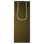 Trendy Tan en Black Grainy Vignette Wijn Cadeautas (Voorkant)