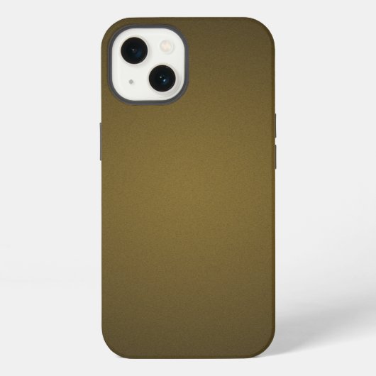 Trendy Tane en Zwarte Korrelige Vignette iPhone Hoesje (Achterkant)
