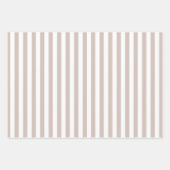 Trendy Taupe Script Typografie Boho Baby shower Inpakpapier Vel (Voorkant 3)