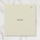 Trendy Taupe Thuisgemaakte Limoncello Bedankjes Labels (Achterkant)