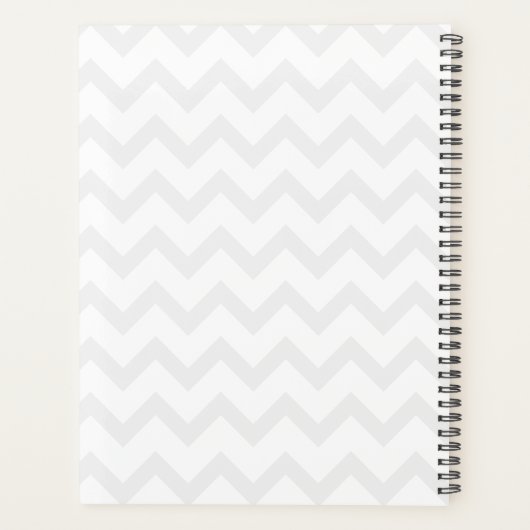 Trendy Teacher Green Apple Llama Floral Planner (Achterkant)