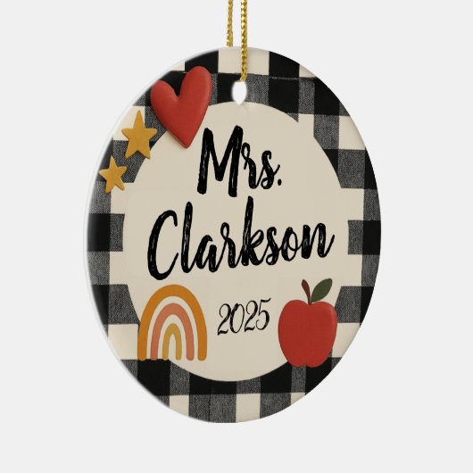 Trendy Teacher Ornament (Rechts)