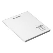 Trendy Teacher To Do List Inspirational  Notitieblok (Schuin)