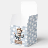 Trendy Teddy Bear Pilot Boy Baby Favoriet Box Bedankdoosjes (Geopend)
