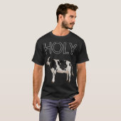 Trendy Teez unise adult  Holy Cow T , Red, Small U T-shirt (Voorkant volledig)