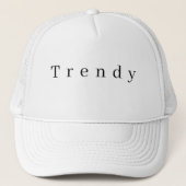 Trendy Tekst Gepersonaliseerde Aangepaste Mannen V Trucker Pet (Voorkant)