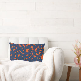 Trendy Terrazzo Confetti Patroon - Marineblauw en Kussen