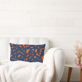 Trendy Terrazzo Confetti Patroon - Marineblauw en Kussen