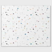 Trendy Terrazzo Confetti Pattern Style Cadeaupapier (Vlak)
