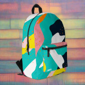 Trendy Terug naar school Kleurrijke Abstracte naam Bedrukte Rugzak