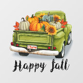 Trendy Thanksgiving Mooi Herfst Collectie Raamsticker (Vel)