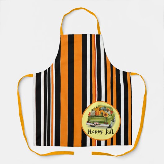 Trendy Thanksgiving Mooi Herfst Collectie Schort (Voorkant)