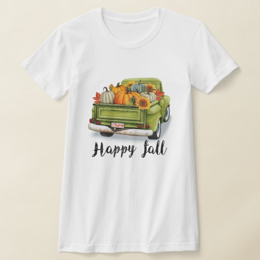 Trendy Thanksgiving Mooi Herfst Collectie T-shirt (Laagn)