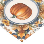 Trendy Thanksgiving Pumpkin Autumn Collectie Korte Tafelloper (Hoek)