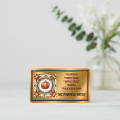Trendy Thanksgiving Pumpkin Autumn Collectie Visitekaartje (Staand voorkant)