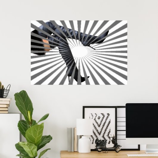 Trendy Thigh Boot Art Poster (Thuiskantoor)
