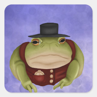 Trendy Toad Vierkante Sticker